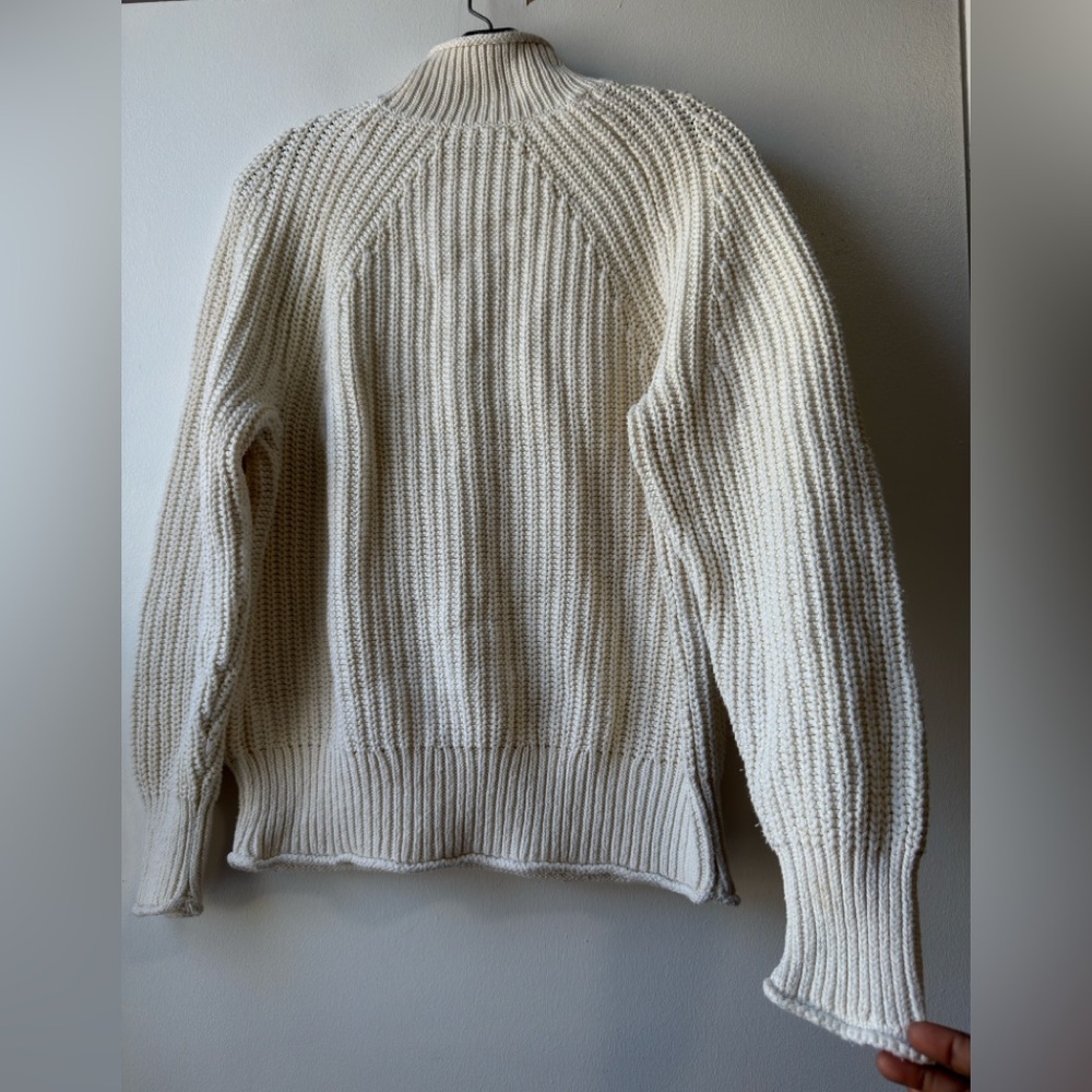 J. Crew Cream Turtleneck Sweater - Picture 5 of 12